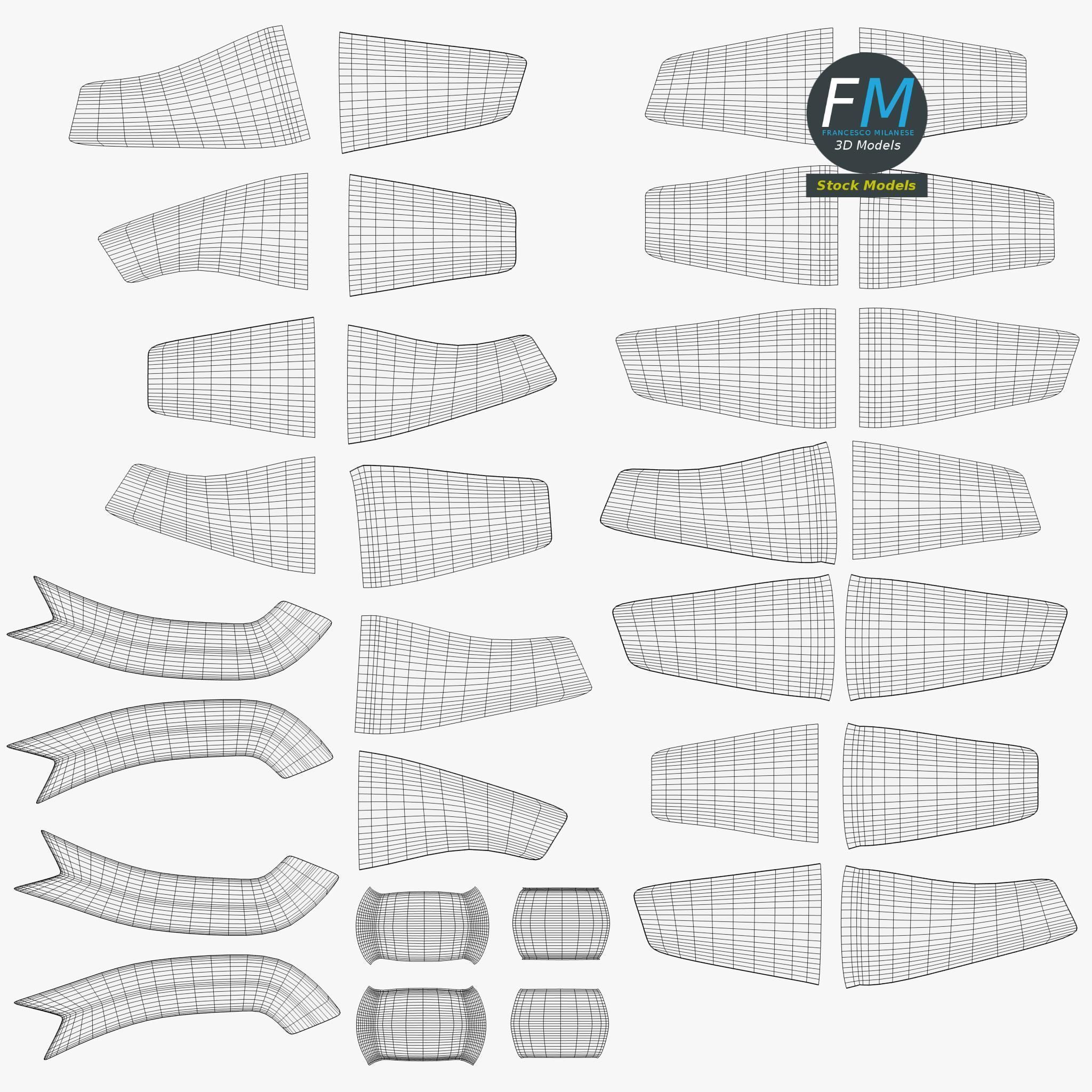 Bow 2 paper 3D model_11
