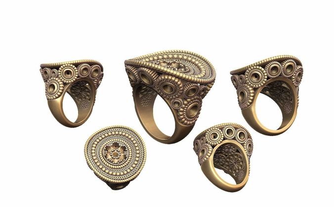 carrera ring 3D print model