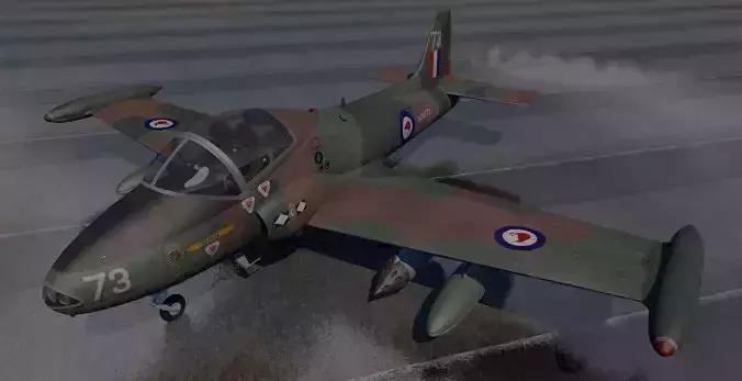 BAC 167 Strikemaster Mk-88 3D model
