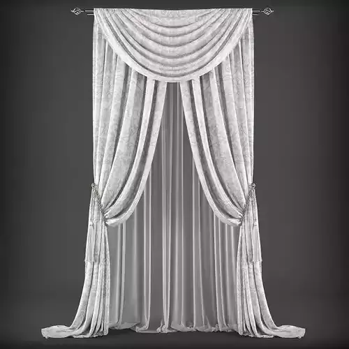 Curtain 3D model 329