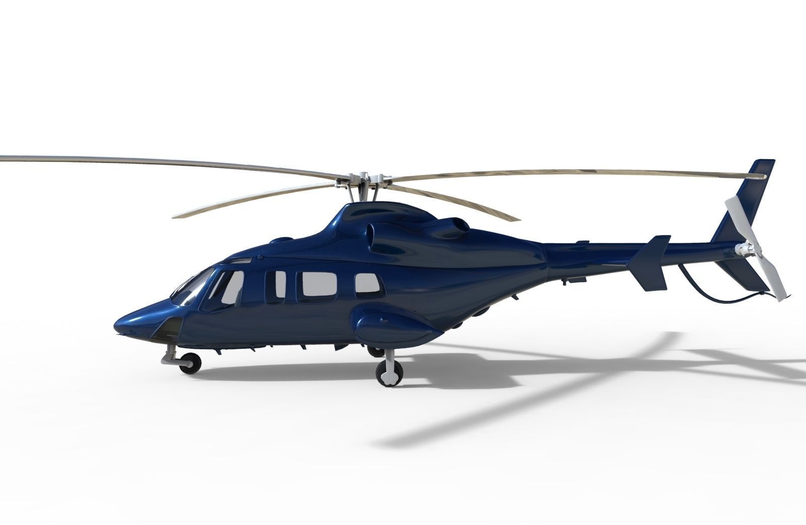 20358 private helicopter 3D model_3