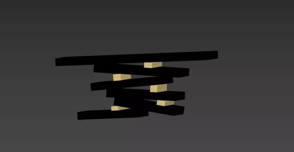 aparador japanese table 3D model_0