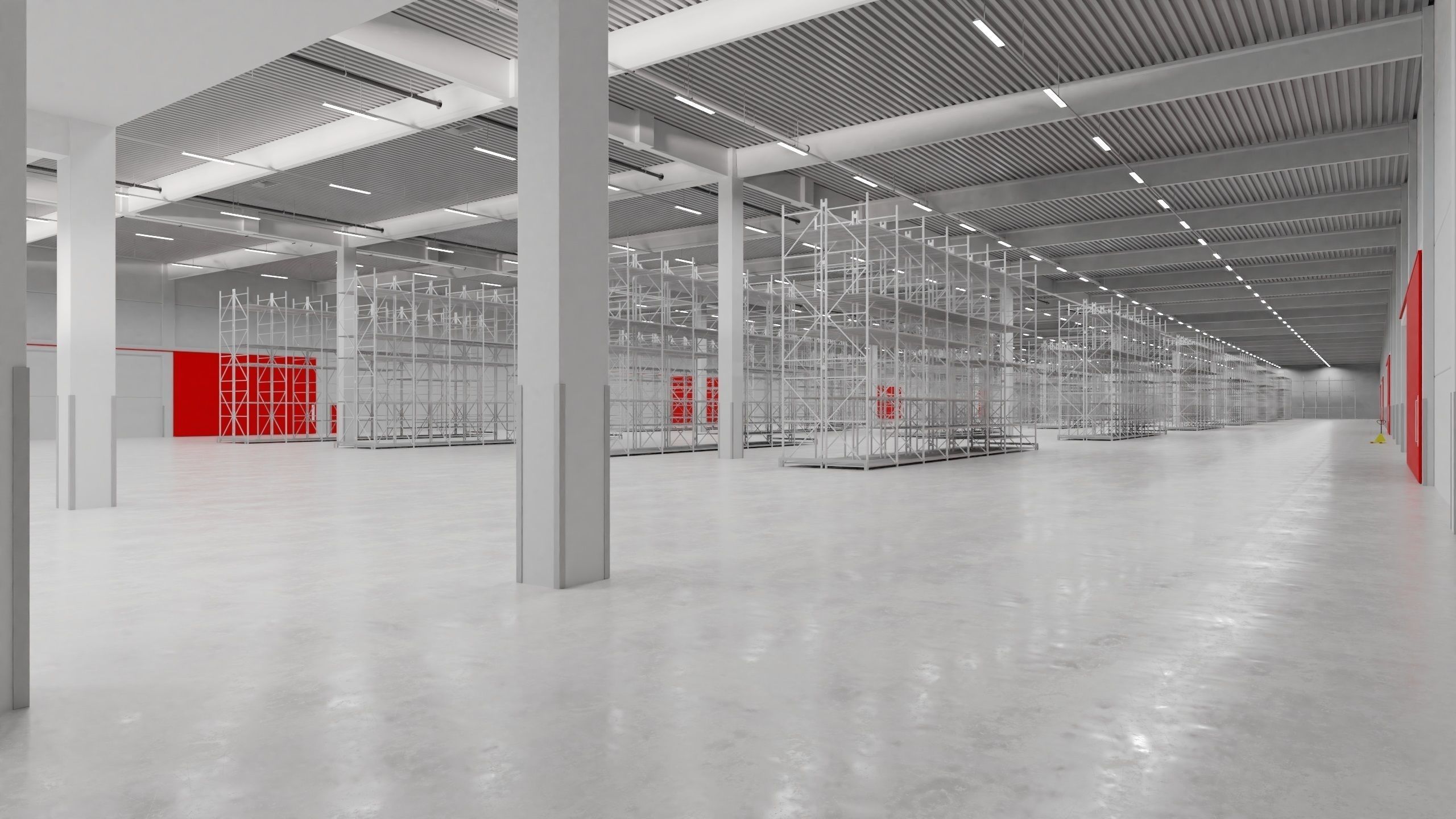 Warehouse Interior 6 Low-poly 3D model_4