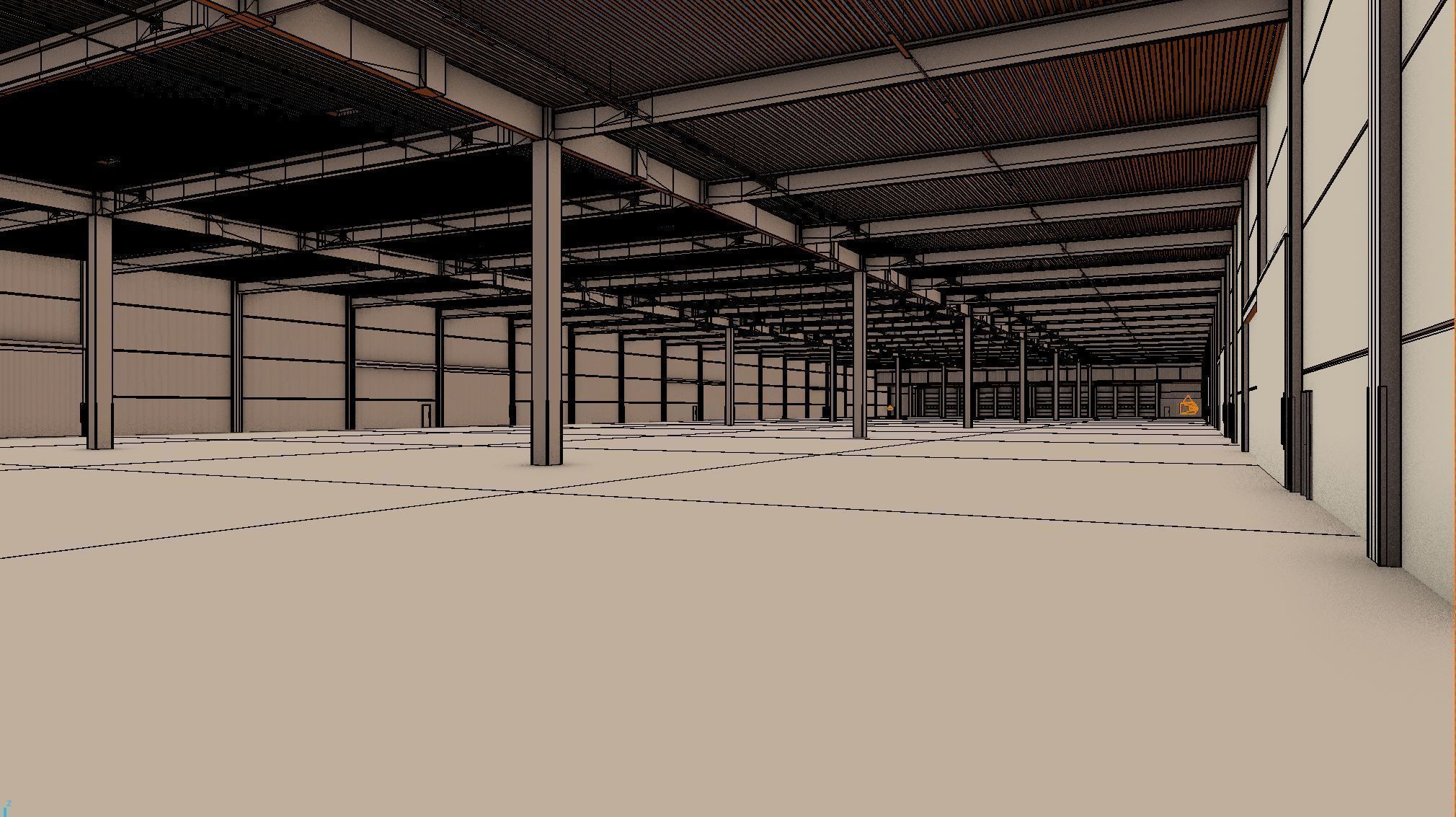 Warehouse Interior 6 Low-poly 3D model_6