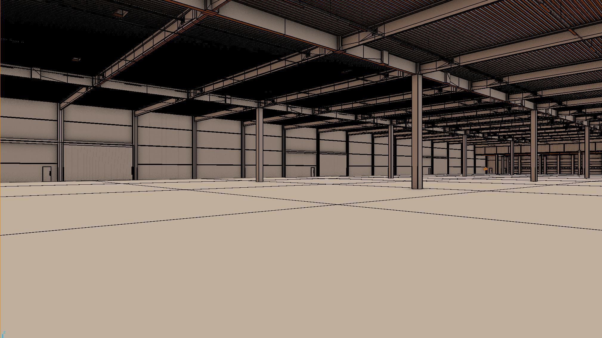 Warehouse Interior 6 Low-poly 3D model_7