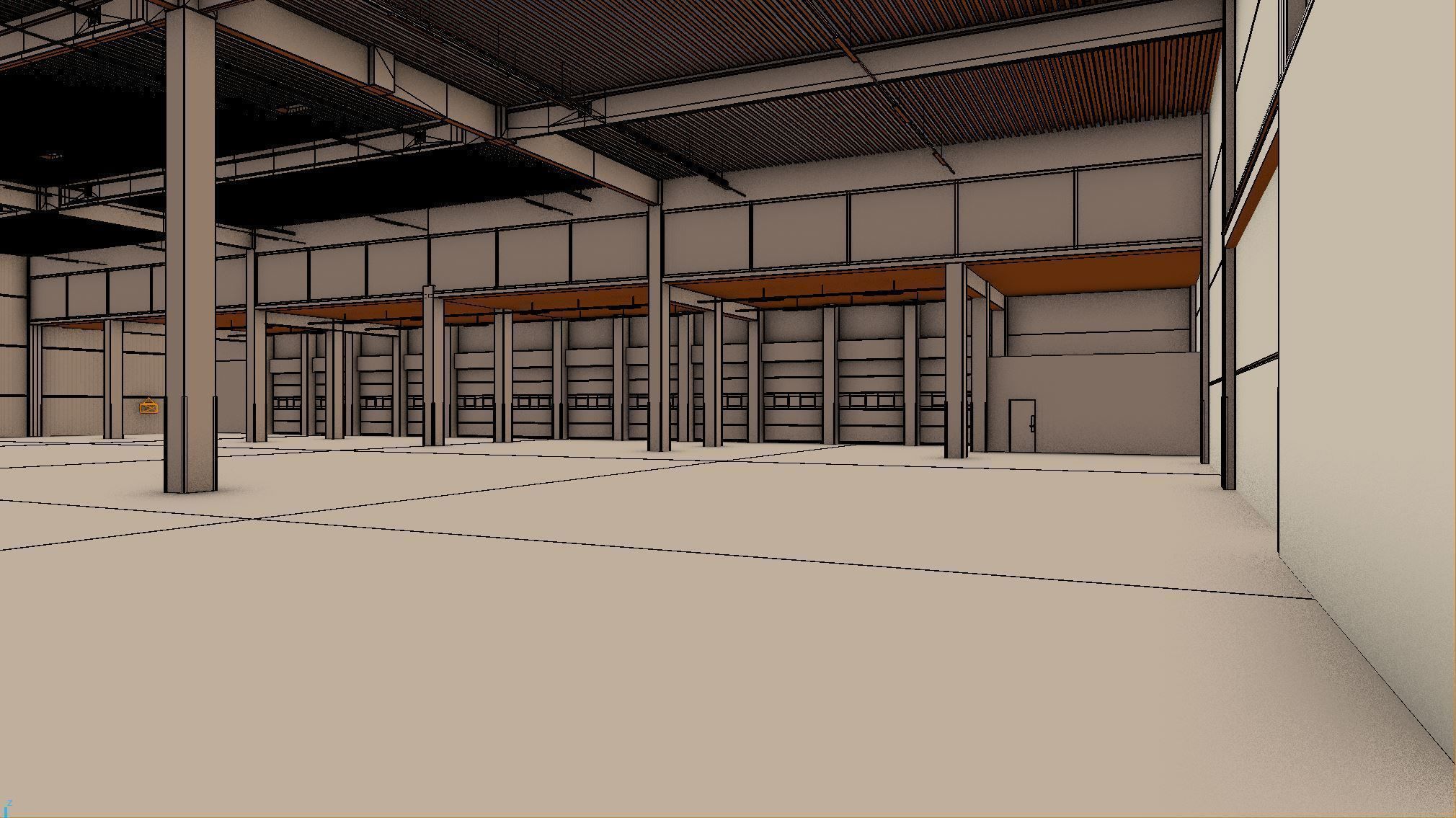 Warehouse Interior 6 Low-poly 3D model_8