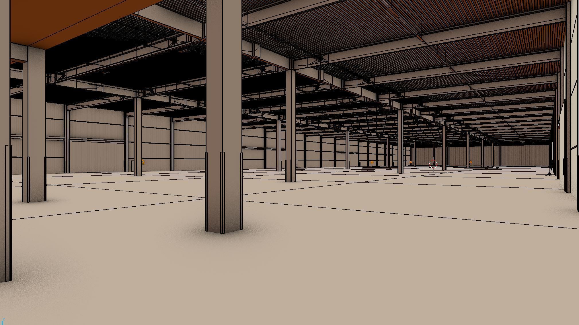 Warehouse Interior 6 Low-poly 3D model_9