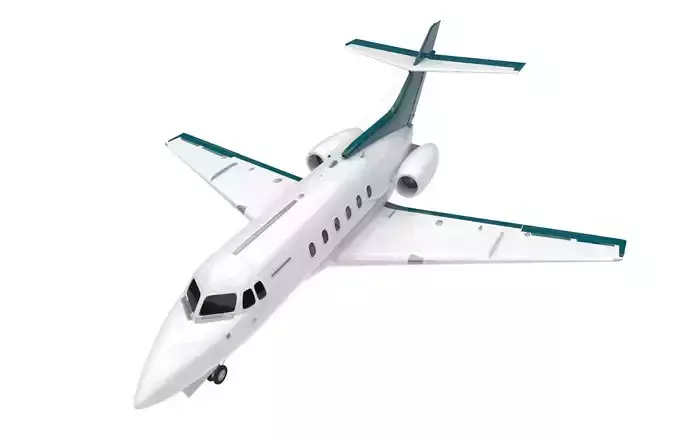 Hawker 125 3D model
