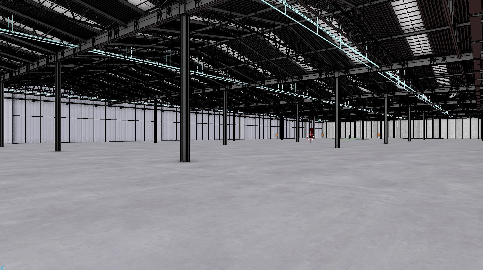 Warehouse Interior 8 Low-poly 3D model_5