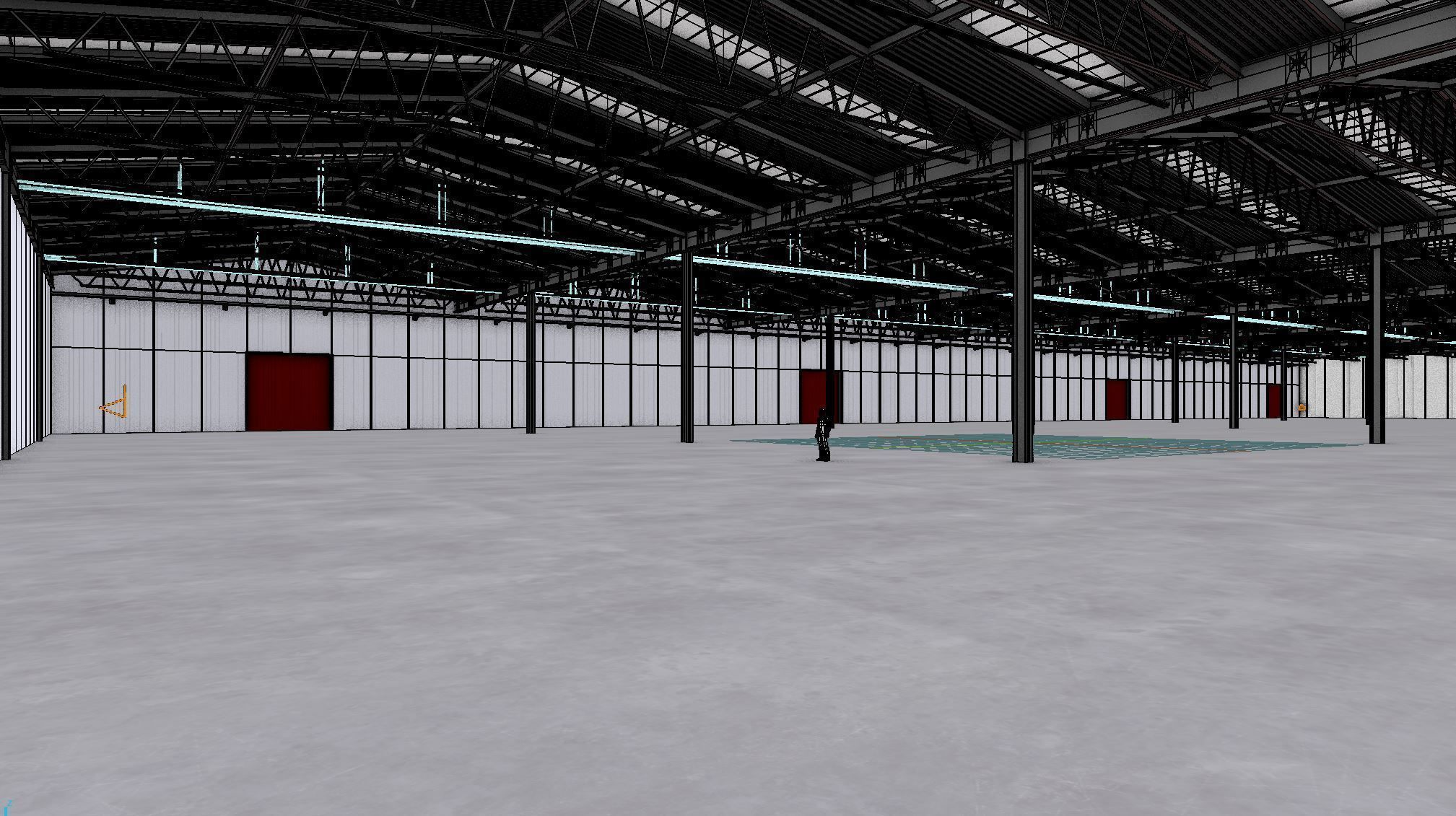 Warehouse Interior 8 Low-poly 3D model_7