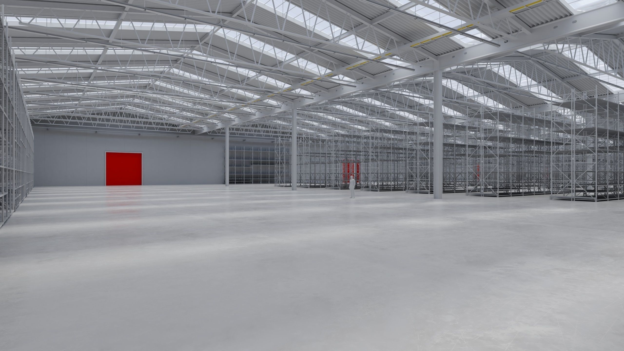 Warehouse Interior 8 Low-poly 3D model_2