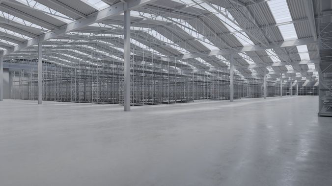 Warehouse Interior 8 Low-poly 3D model