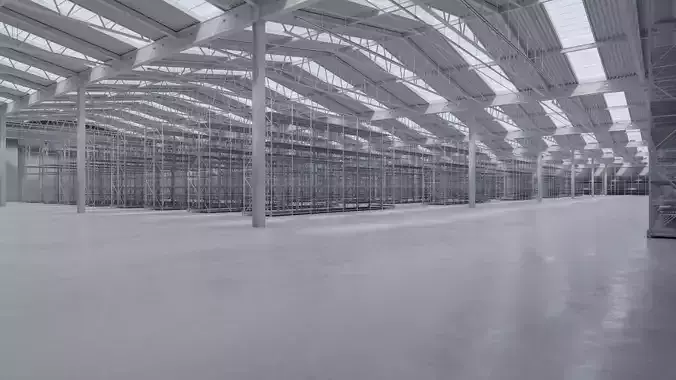 Warehouse Interior 8 Low-poly 3D model