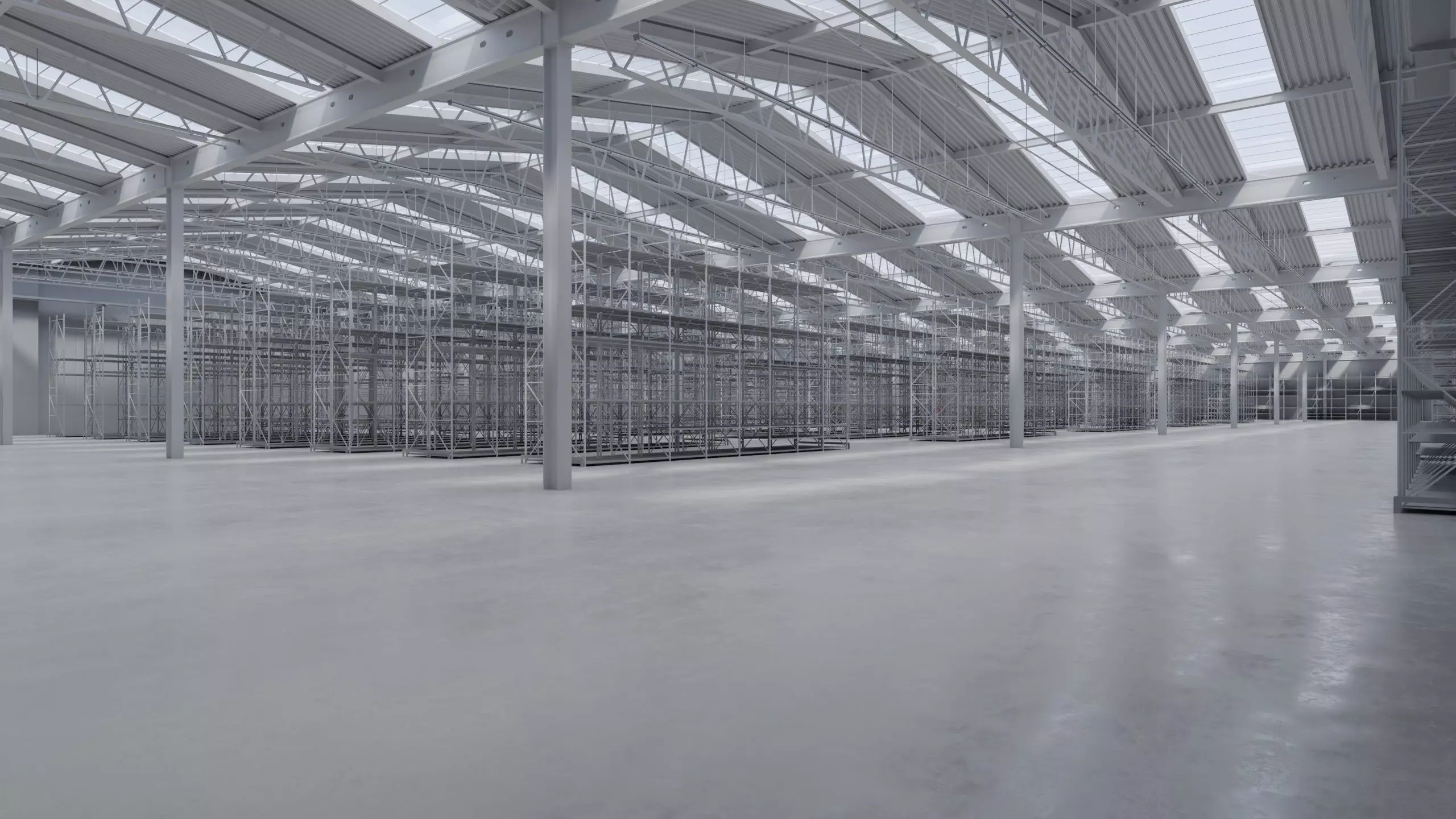 Warehouse Interior 8 Low-poly 3D model_0