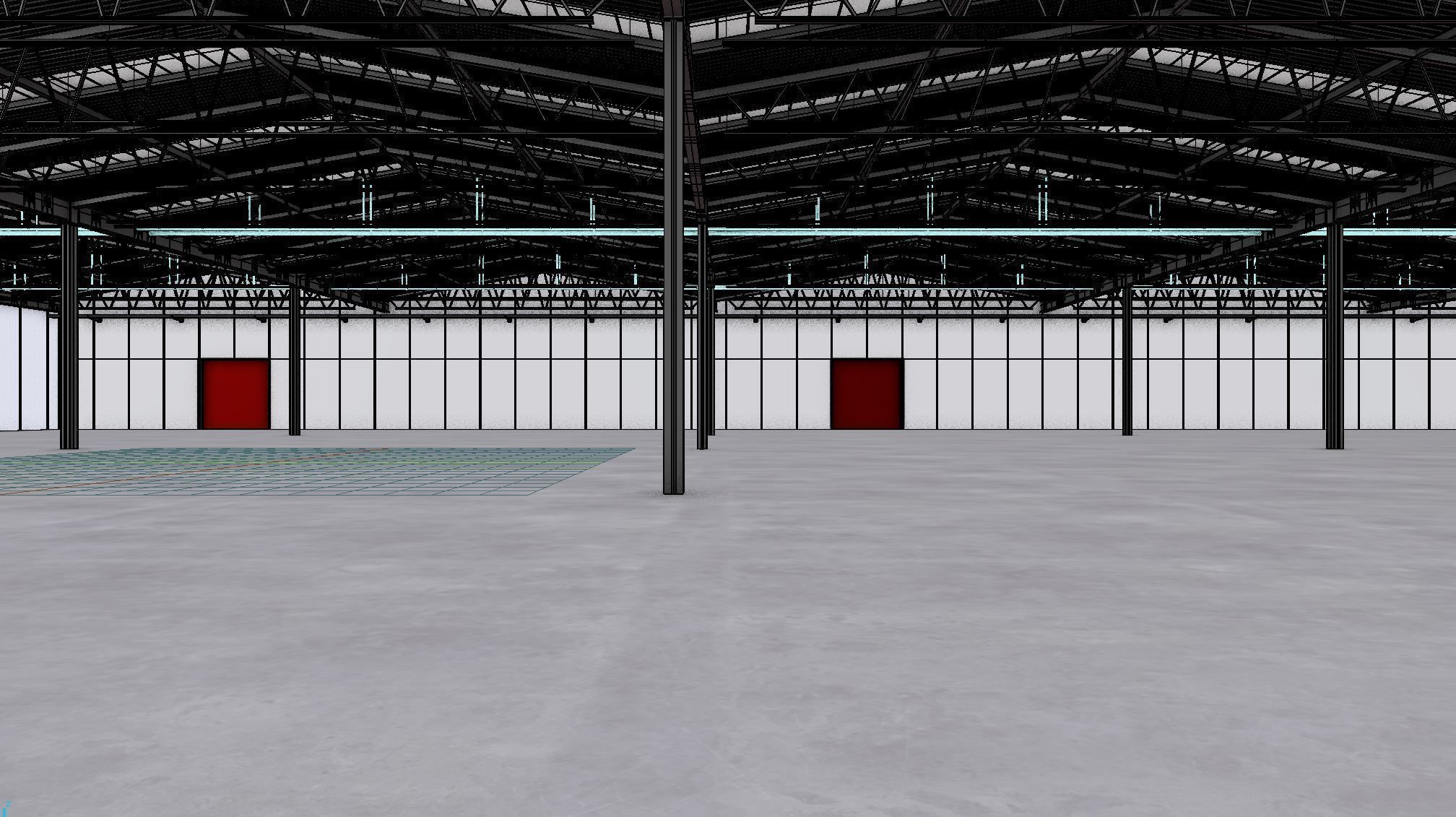Warehouse Interior 8 Low-poly 3D model_9