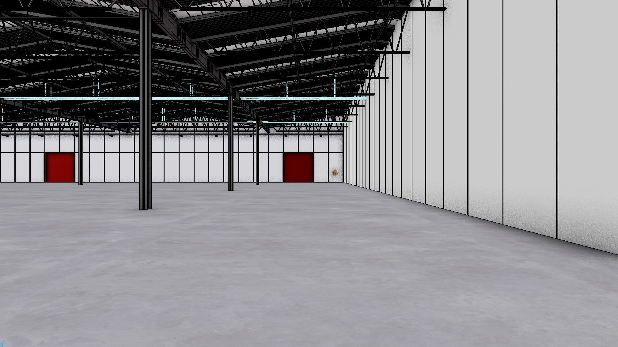 Warehouse Interior 8 Low-poly 3D model_8