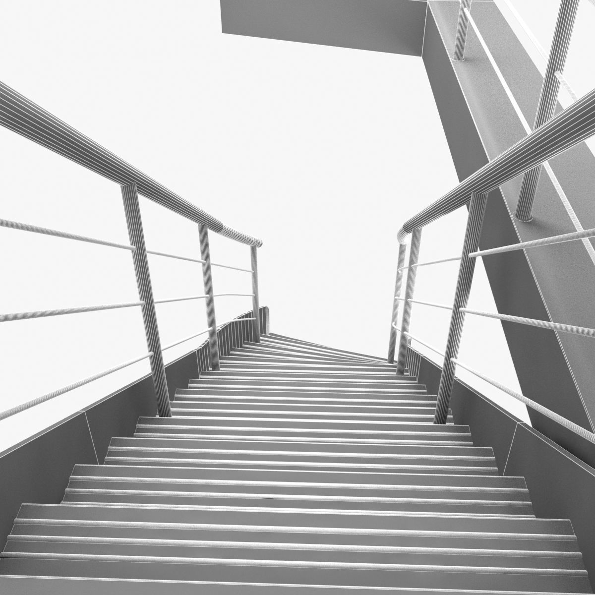 interior boat stairs 3D model CGTrader