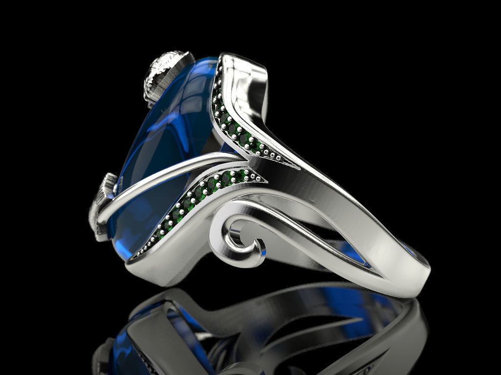 Ring fish 3D print model_9