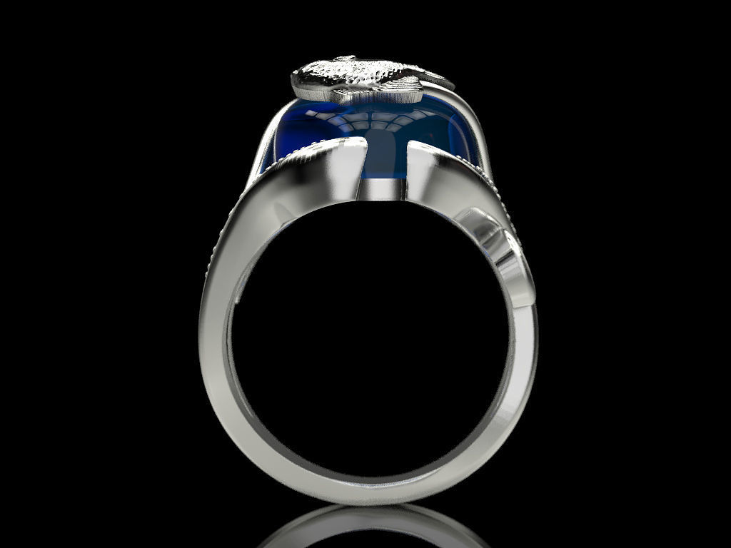 Ring fish 3D print model_7