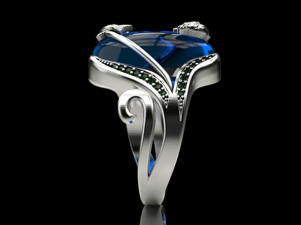 Ring fish 3D print model_6