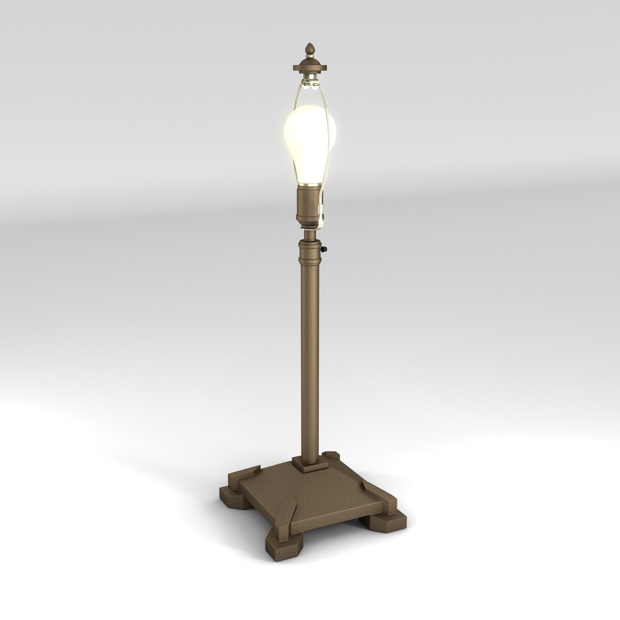 Art Deco Lamp 1 3D model_2
