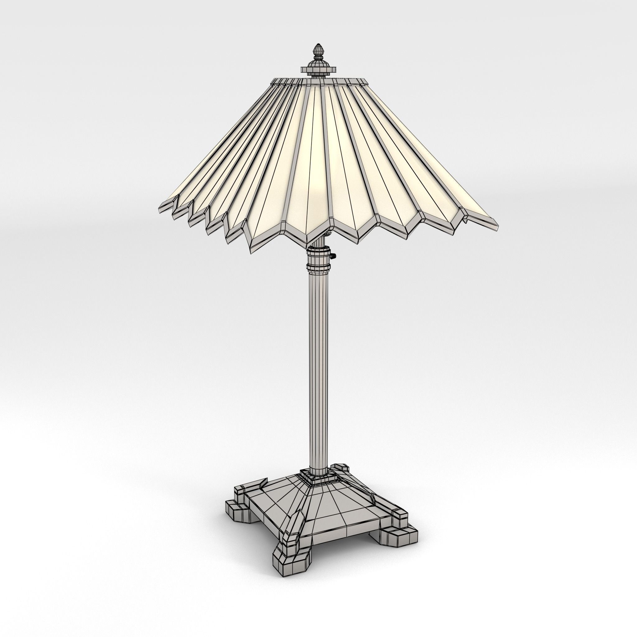 Art Deco Lamp 1 3D model_1