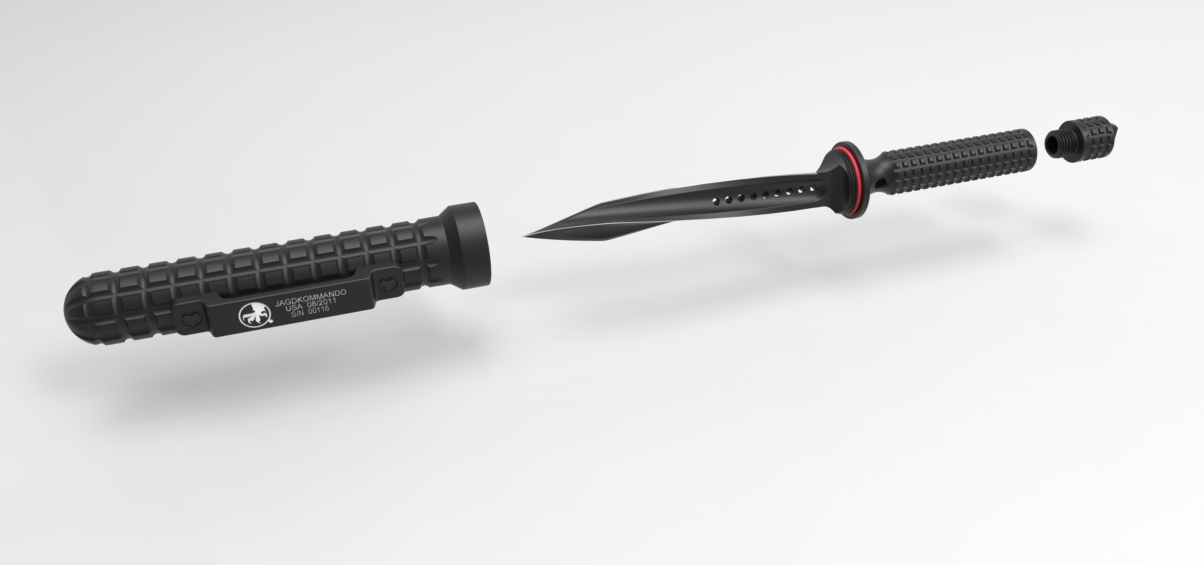 Tri-Edge Dagger 3D model_11