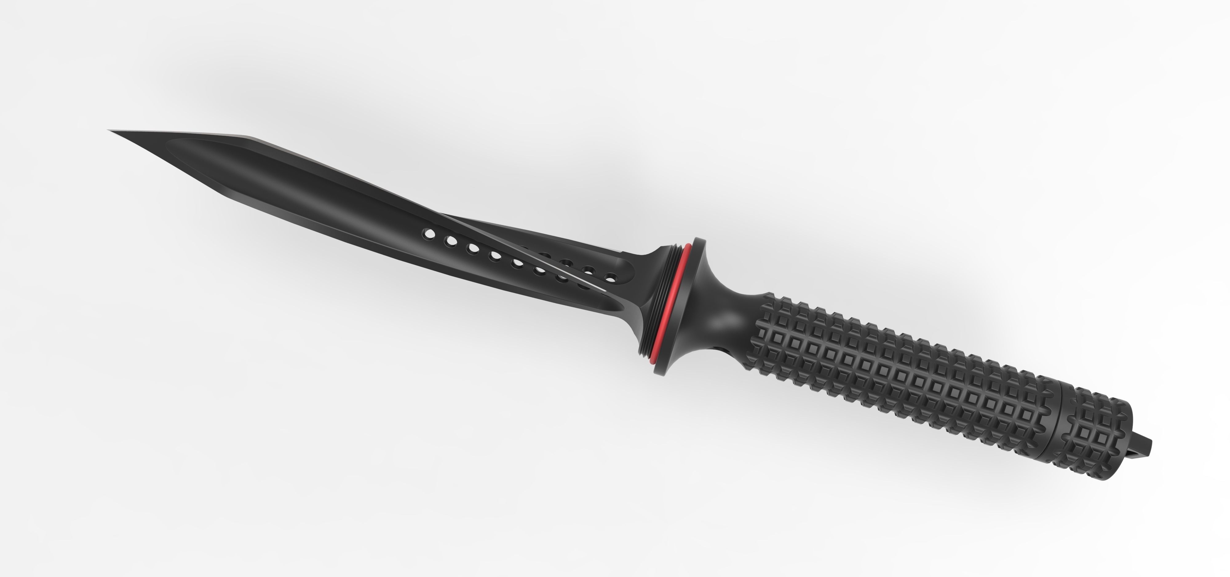 Tri-Edge Dagger 3D model_5