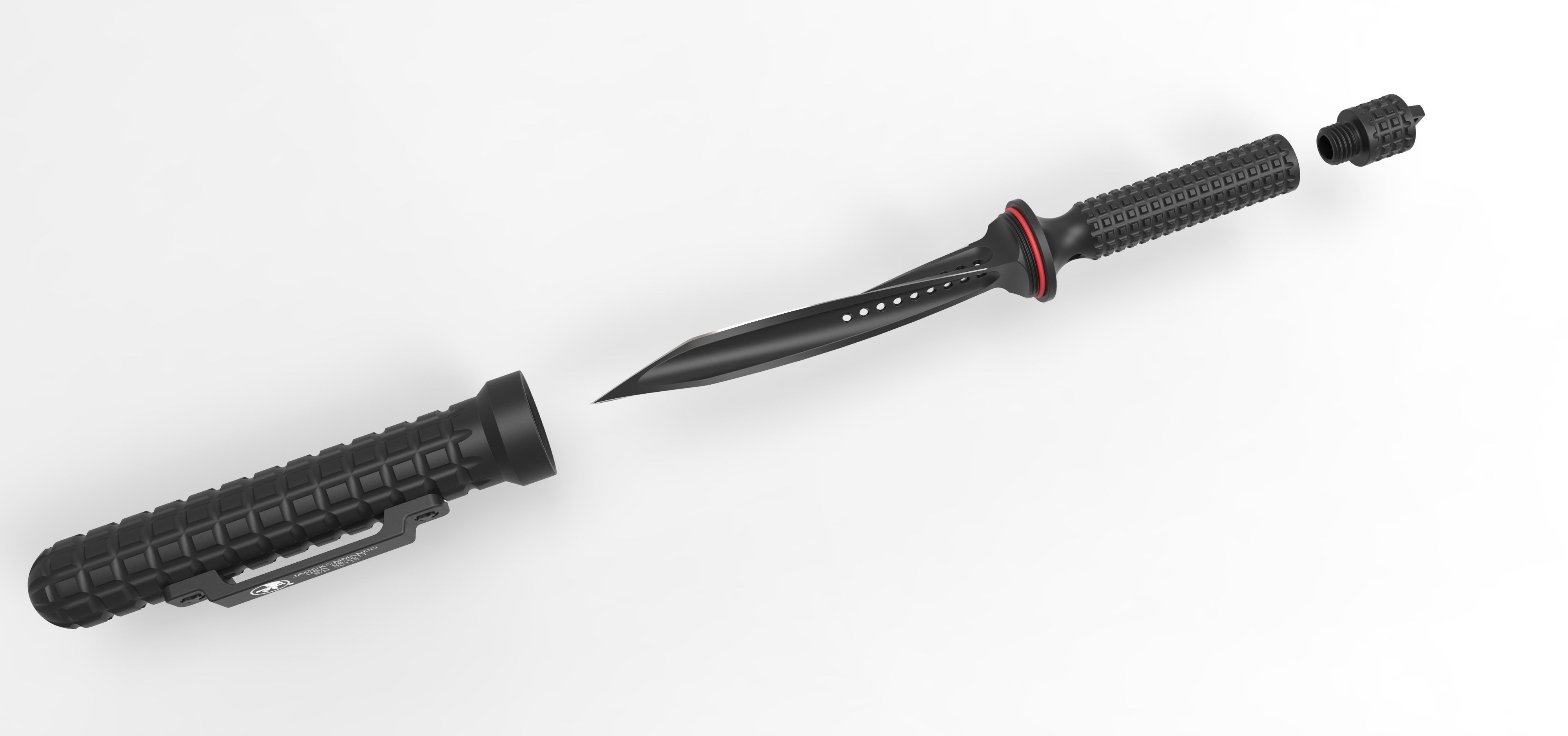 Tri-Edge Dagger 3D model_12