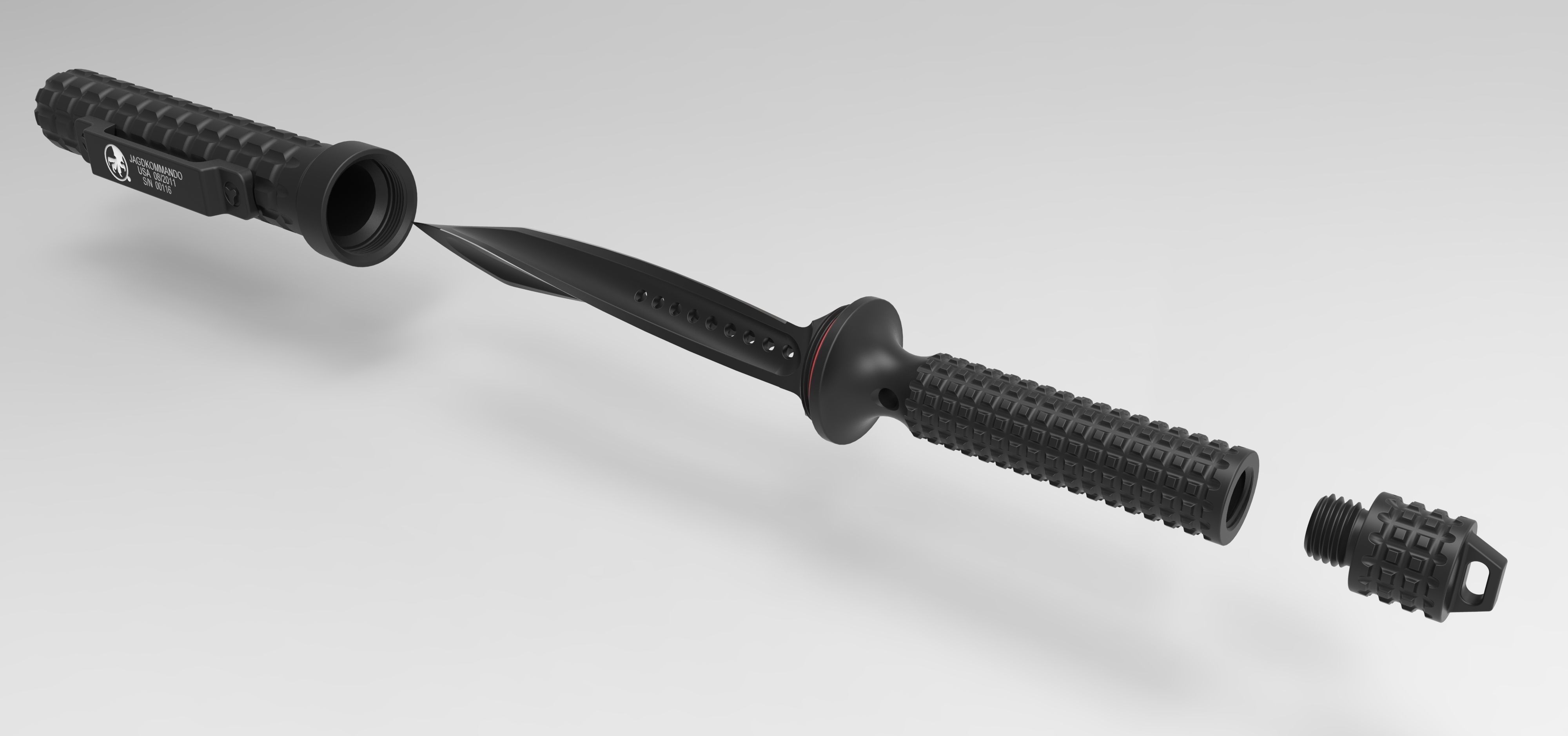 Tri-Edge Dagger 3D model_13