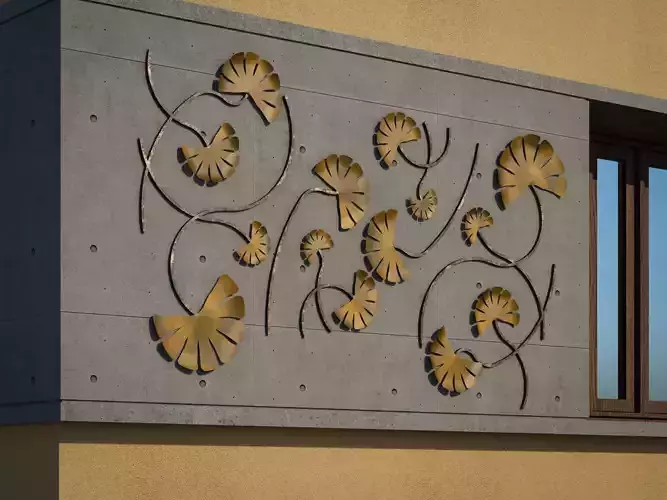 flower mural
