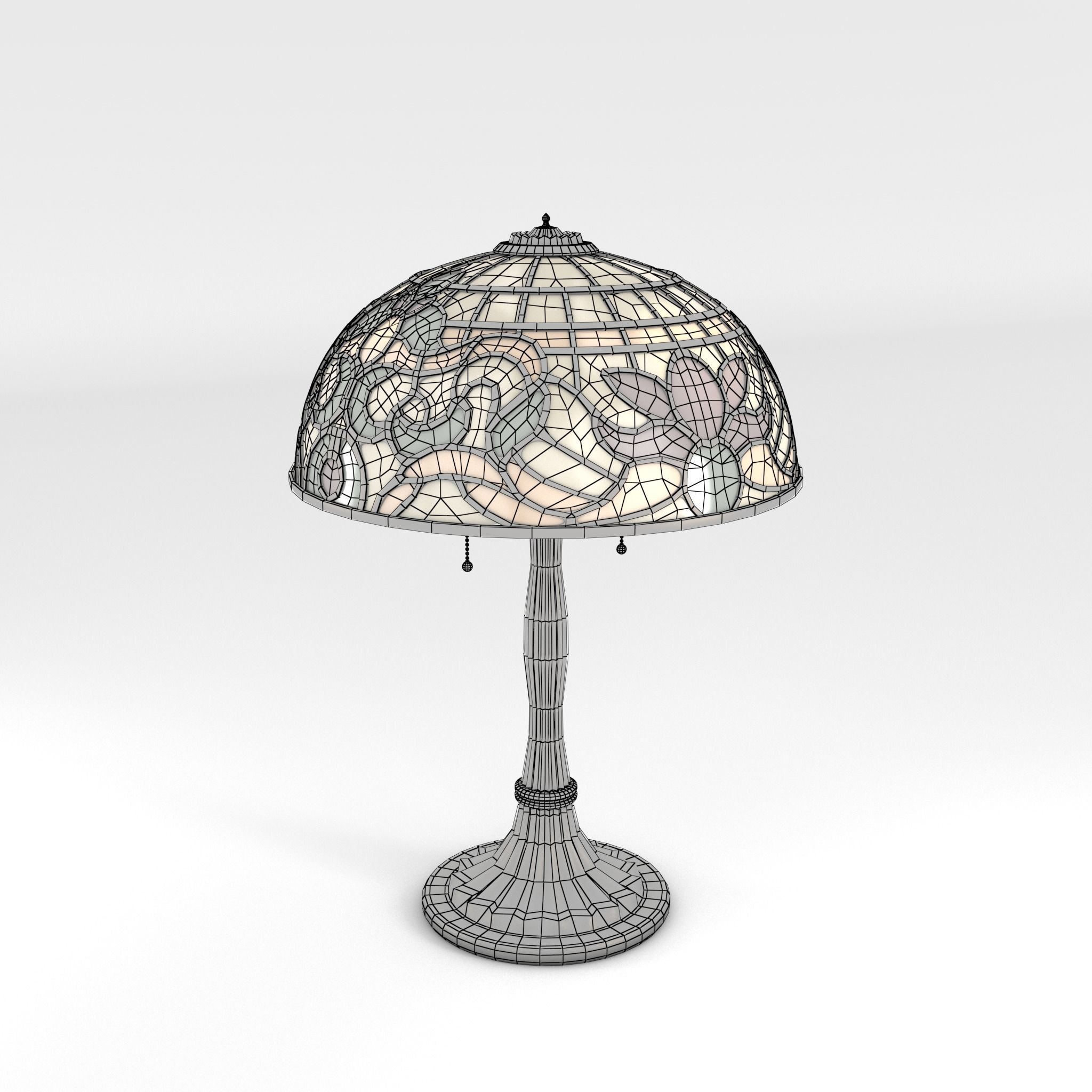 Art Nouveau Lamp 1 3D model_1