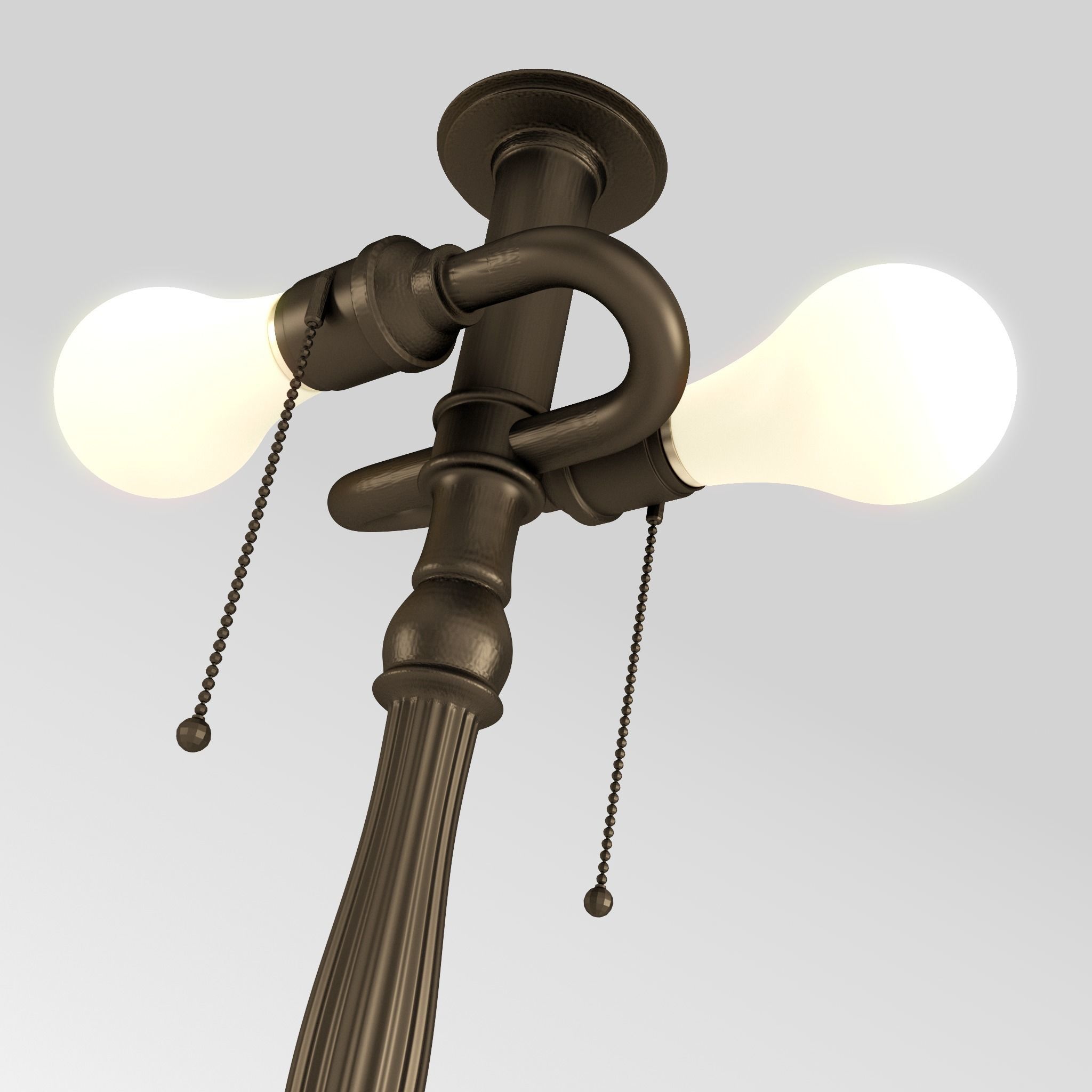 Art Nouveau Lamp 1 3D model_10