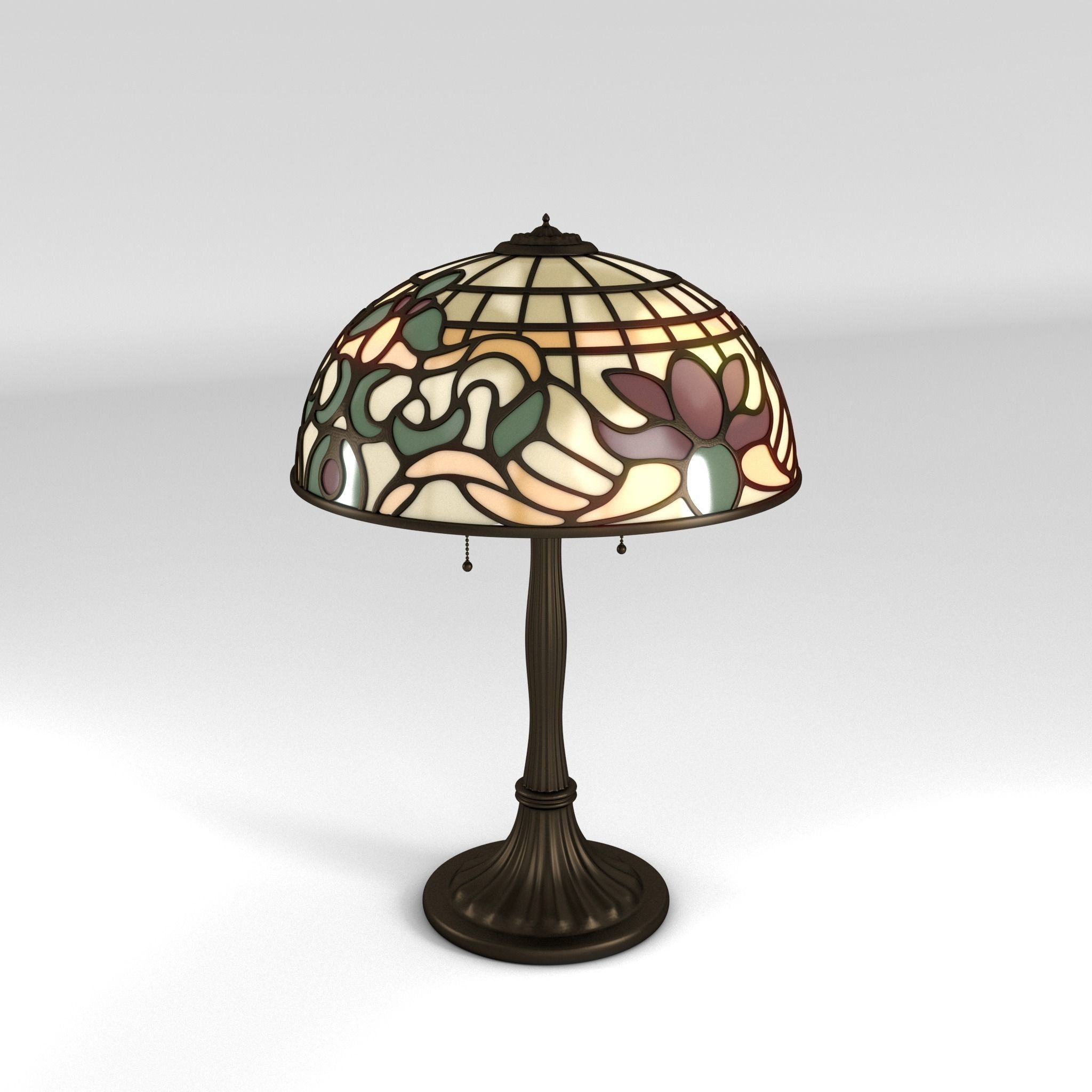 Art Nouveau Lamp 1 3D model_0