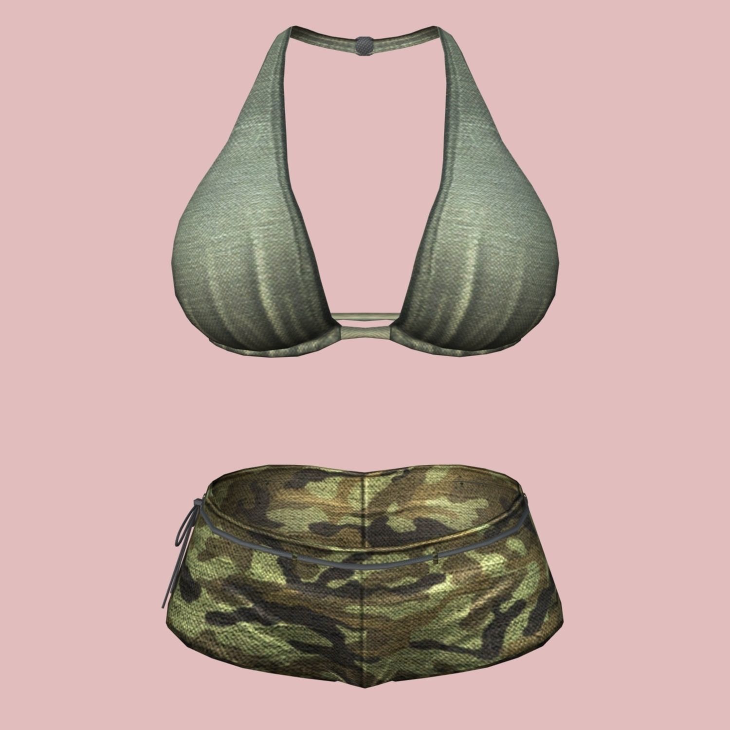Green Army Low-poly 3D model
