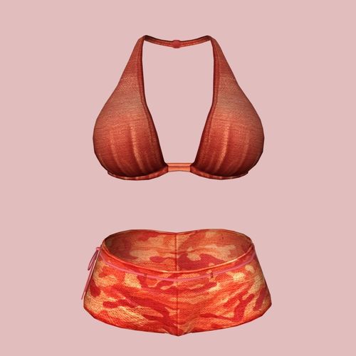 Sexy Red Army Bikini