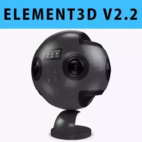 E3D - 3D Insta360 Pro 360 Degree Camera 3D model 3D model