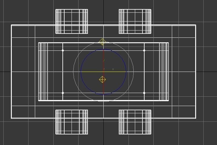 Modern Bar Table set 3D model_11