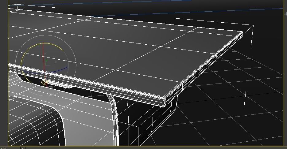 Modern Bar Table set 3D model_9
