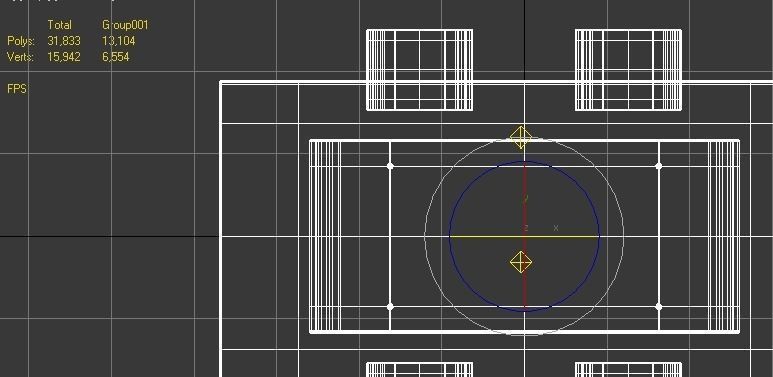 Modern Bar Table set 3D model_12