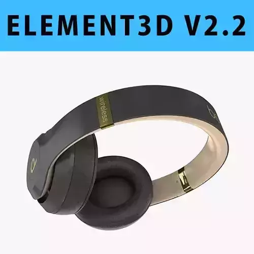 E3D - Apple Beats Studio3 Wireless OverEar Headphones Shadow 