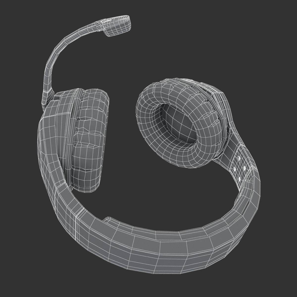 E3D - Gaming Headset model 3D model_8