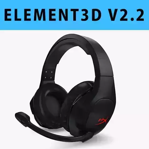 E3D - Gaming Headset model 3D model