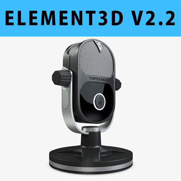 E3D - LiveStreaming MIC Realistic 3D model_1