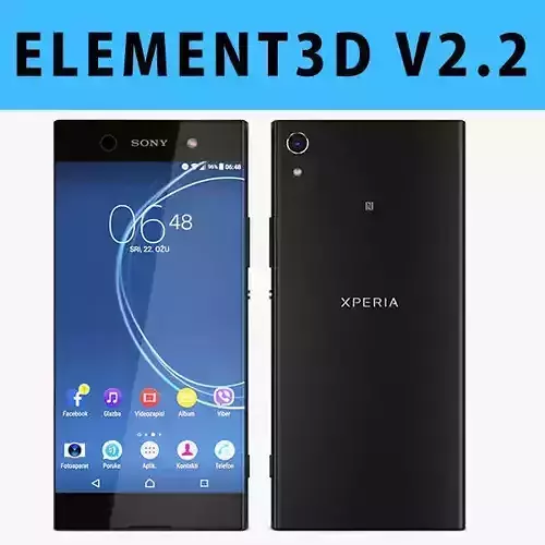 E3D - Sony Xperia XA1 Ultra Black