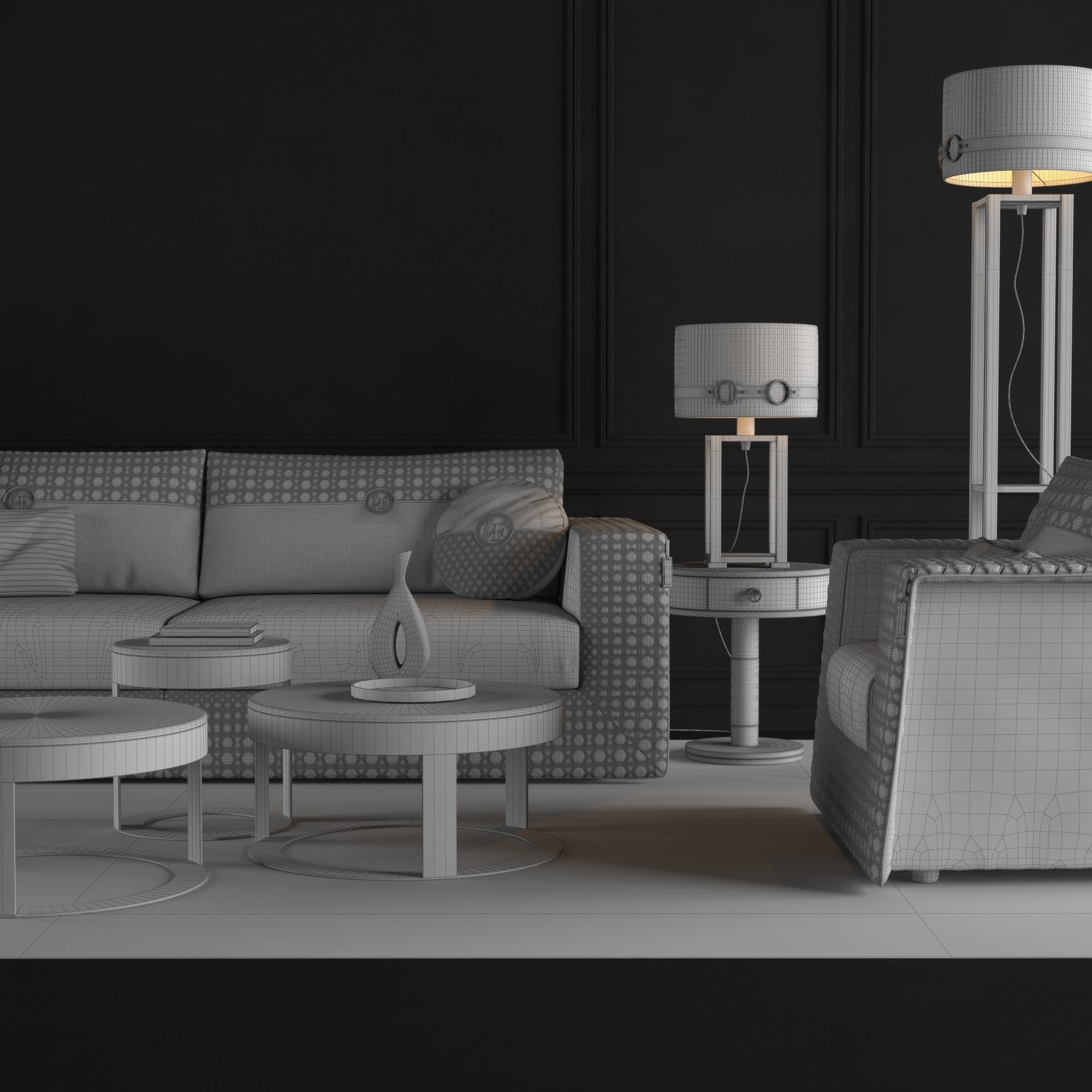 Vittoria Frigerio Appiani set 3D model_5