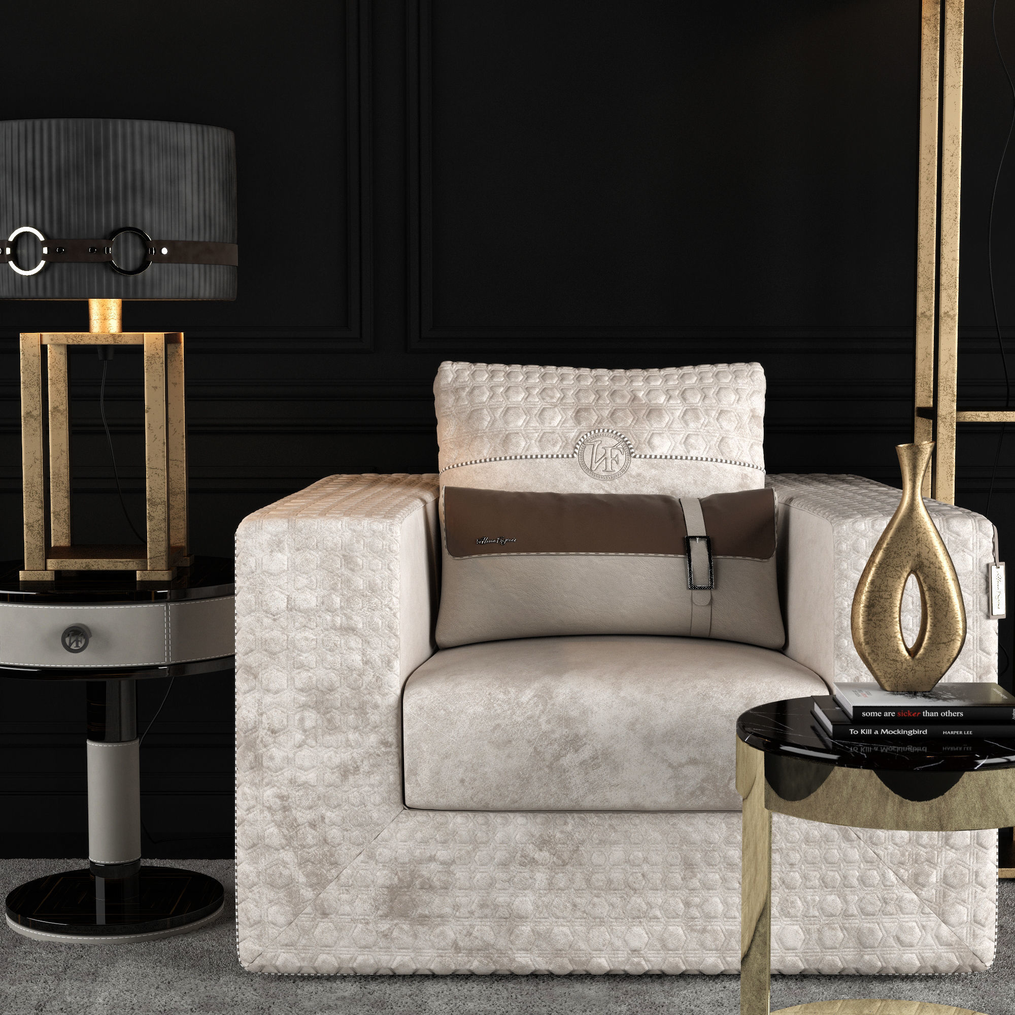 Vittoria Frigerio Appiani set 3D model_4