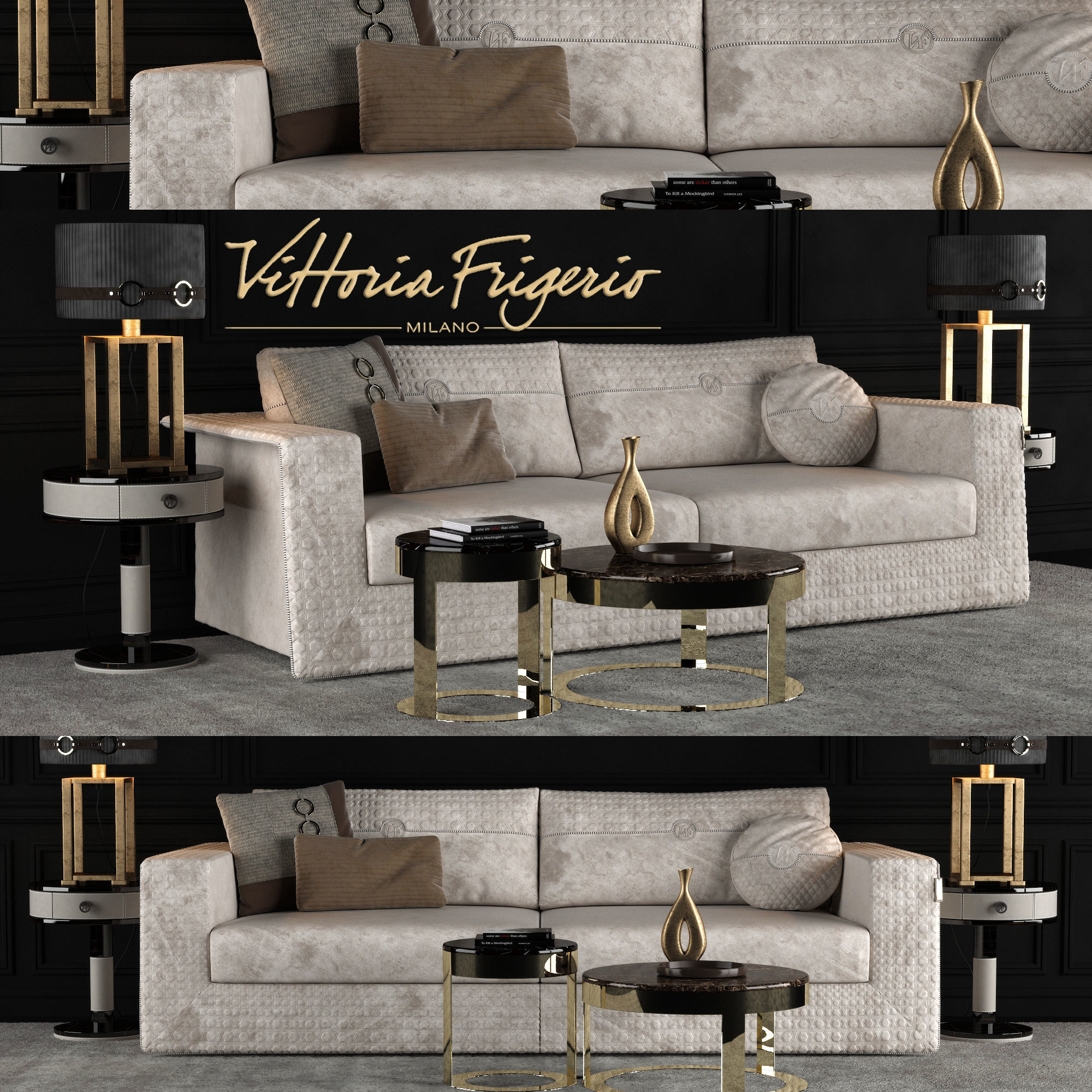 Vittoria Frigerio Appiani set 3D model_1