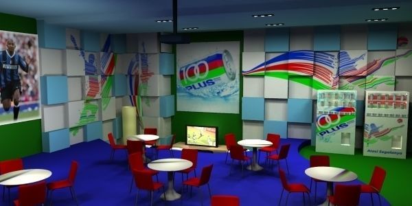 Club House 100Plus Low-poly 3D model_3