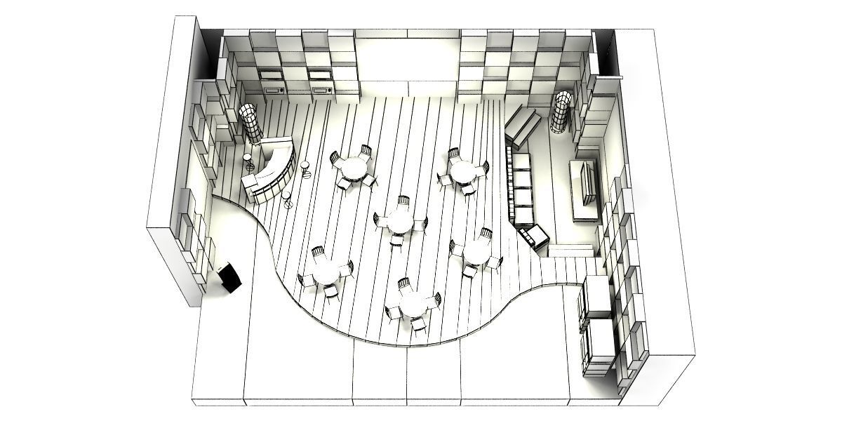 Club House 100Plus Low-poly 3D model_6